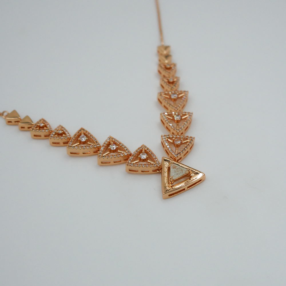 Triangle Diamond Necklace