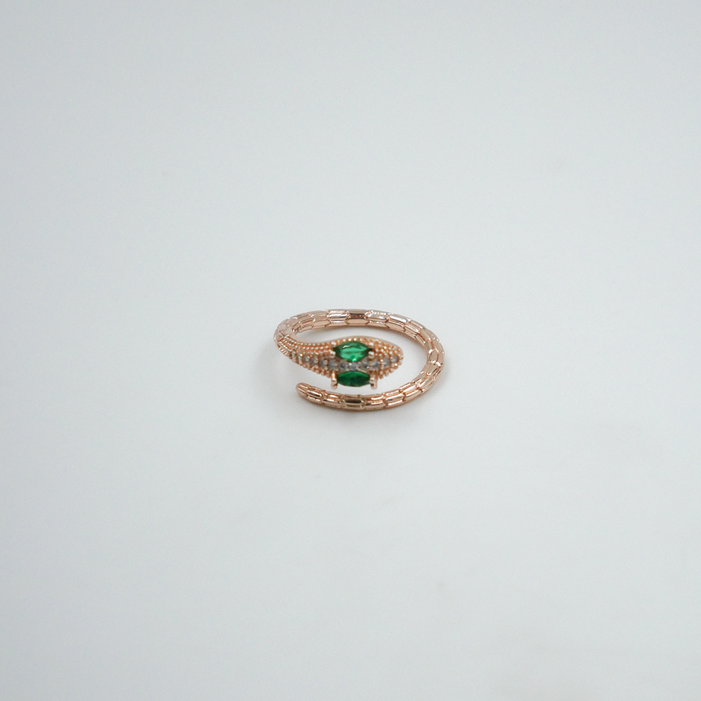Slytherin Rose Gold Ring