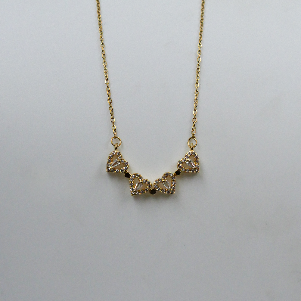 Golden Clover Necklace