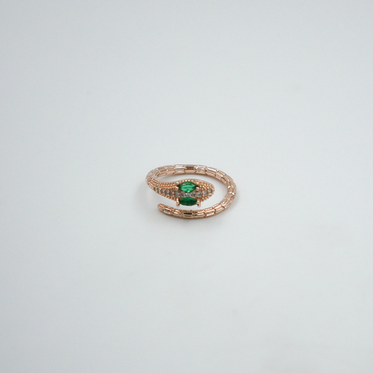 Slytherin Rose Gold Ring